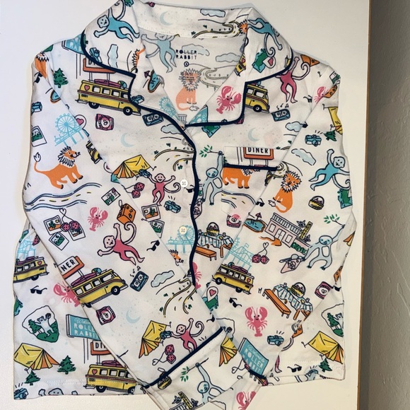 Kids Roller Rabbit Pajama Set - Picture 2 of 4